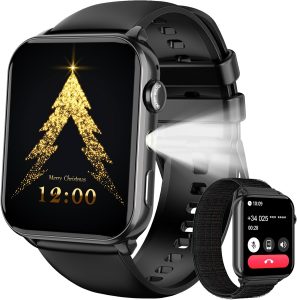 👑 Smartwatch Herren Damen, 1,91'' HD Touch Fitnessuhr mit LED Taschenlampe & Bluetooth Anrufe, 100+ Sportmodi Fitness Tracker mit SpO2-Schlaf-Schrittzähler-2 Armbändern, IP68 Wasserdicht für iOS Android25,88€ statt 129,99€ - 81,00 % 🔥🚚 Verkauft von HARIDUSLOOMING OÜ und Versand durch Amazon145 Bewertungen: 4.6 / 5.0 ⭐️⭐️⭐️⭐️⭐️🛒 zu Amazon https://www.amazon.de/dp/B0FQC7ZMH6/?tag=preisfehlerheute-21