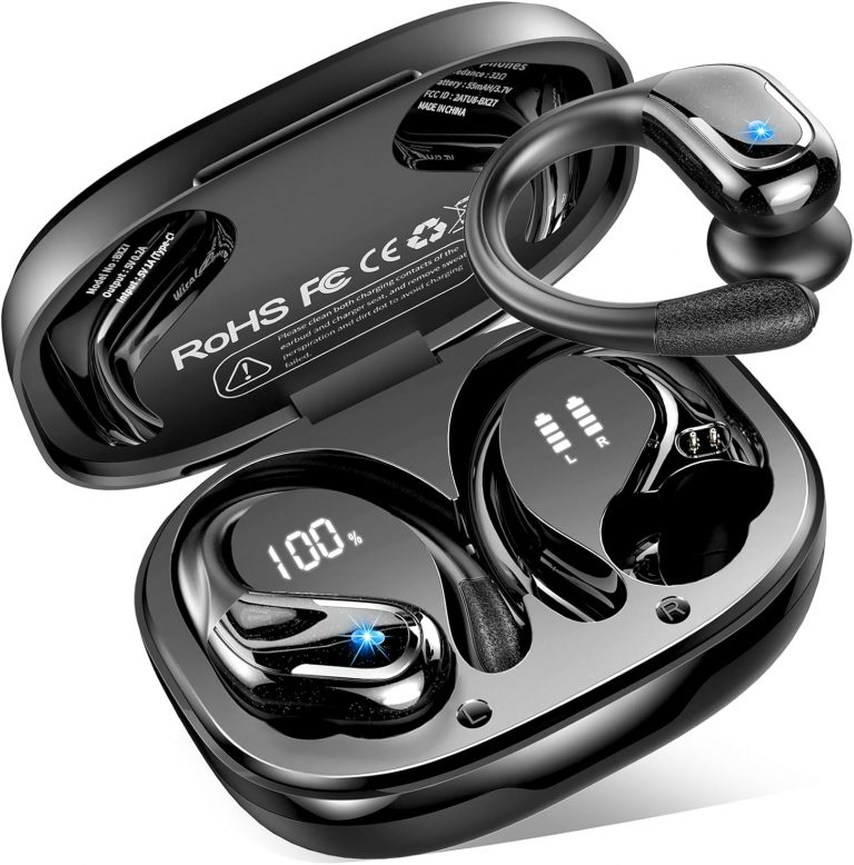 Bluetooth 5.4 Kopfhörer Sport, 75Std HiFi-Stereo Kopfhörer Kabellos Bluetooth, IP-X8 Wasserdicht Tiefer Bass Wireless Headphones, 4 ENC Noise Cancelling Mic Earbuds, USB-C in-ear Ohrhörer Joggen Gym25,49€ statt 129,99€➡️ https://www.amazon.de/dp/B0G4QSSR4J/?tag=preisfehlerheute-21