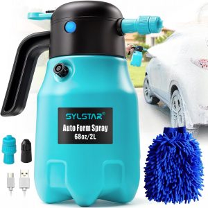 SYLSTAR Schaumsprüher Auto 2L, 7.4V Pumpsprühflasche mit 4,2 Bar Leistungsstarkem Akku und 2 Düsen für Auto Waschen, Schaumsprüher Akku für Autodetailing, Autoreinigung (Schaum/Wasserstrahl)30,78€ statt 39,99€➡️ https://www.amazon.de/dp/B0F439Z1KJ/?tag=preisfehlerheute-21