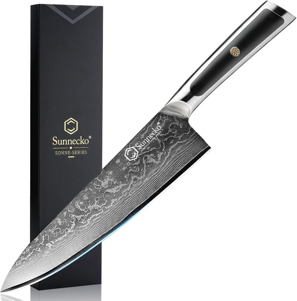 Sunnecko Damastmesser 20cm Kochmesser Küchenmesser – Scharf Messer aus Damaststahl, Damast Küchenmesser mit Ergonomischer Griff, Fleischmesser für Küche, Perfekt Geschenk für Weihnachten44,05€ statt 72,59€➡️ https://www.amazon.de/dp/B09K3YRNP5/?tag=preisfehlerheute-21