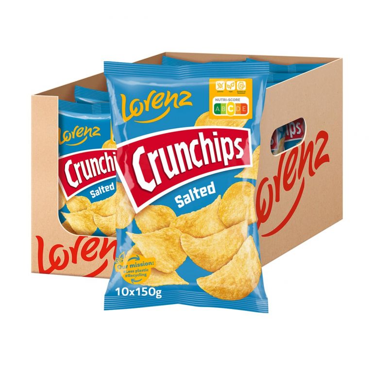 LORENZ | Crunchips Salted | 10 x 150 g | vegan12.90€ statt 19.90€➡️ https://www.amazon.de/dp/B0BG39FZXW/?tag=preisfehlerheute-21
