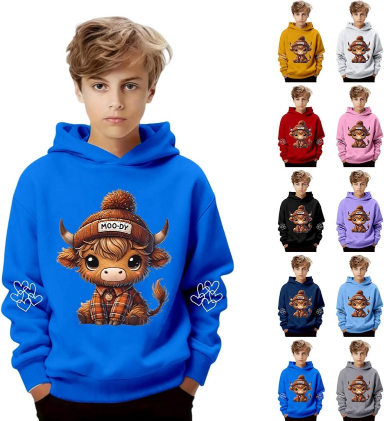 Generisch Kuh Hoodie Kinder Jungen 3D Grafik Kapuzenpullover Mit Kapuze Lustig Unisex Hoodies Winter Casual Langarm Highland Kuh Hoodie Sweatshirts Weichem Bequeme Langärmelig Schwarz 2 Jahre5,84€ statt 14,98€➡️ https://www.amazon.de/dp/B0G7W1W3S1/?tag=preisfehlerheute-21