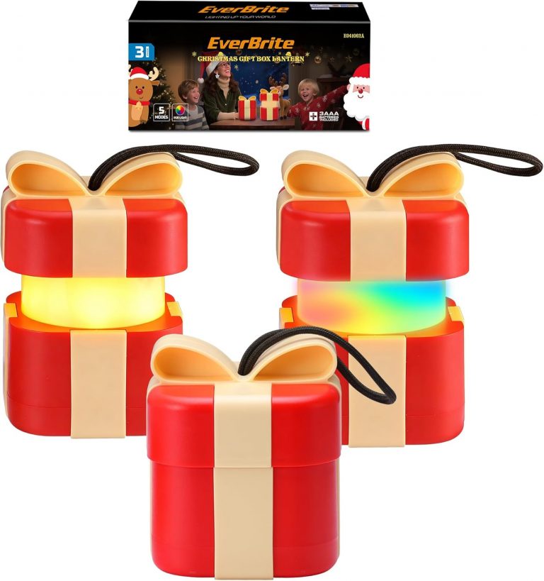 👑 EverBrite 3er-Set Weihnachts-Geschenkbox-Laternen, Fünffarbige Weihnachtslampen für Innen & Außen mit Trageschlaufe, Leuchtende Geschenkbox als Weihnachtsdeko, Batterien Enthalten9,99€ statt 25,17€ - 61,00 % 🔥🚚 Verkauft von TS.Werkzeug und Versand durch Amazon63 Bewertungen: 4.8 / 5.0 ⭐️⭐️⭐️⭐️⭐️🛒 zu Amazon https://www.amazon.de/dp/B0F4WPP5LH/?amp%3Btag=preisfehlerheute-21&amp%3Bth=1&amp%3Bpsc=1&tag=preisfehlerheute-21