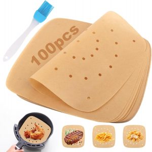 TNOMSNO Backpapier f&uuml;r Hei&szlig;luftfritteuse, 100 St&uuml;ck 23*23 cm Perforiertes und Antihaftbeschichtet Airfryer Backpapier, Hei&szlig;luftfritteuse Backpapier f&uuml;r Hei&szlig;luftfritteusen, Mikrowellen und Dampfgarer3.79&euro; ➡️ https://www.amazon.de/dp/B0D6RNRQ18/?tag=preisfehlerheute-21