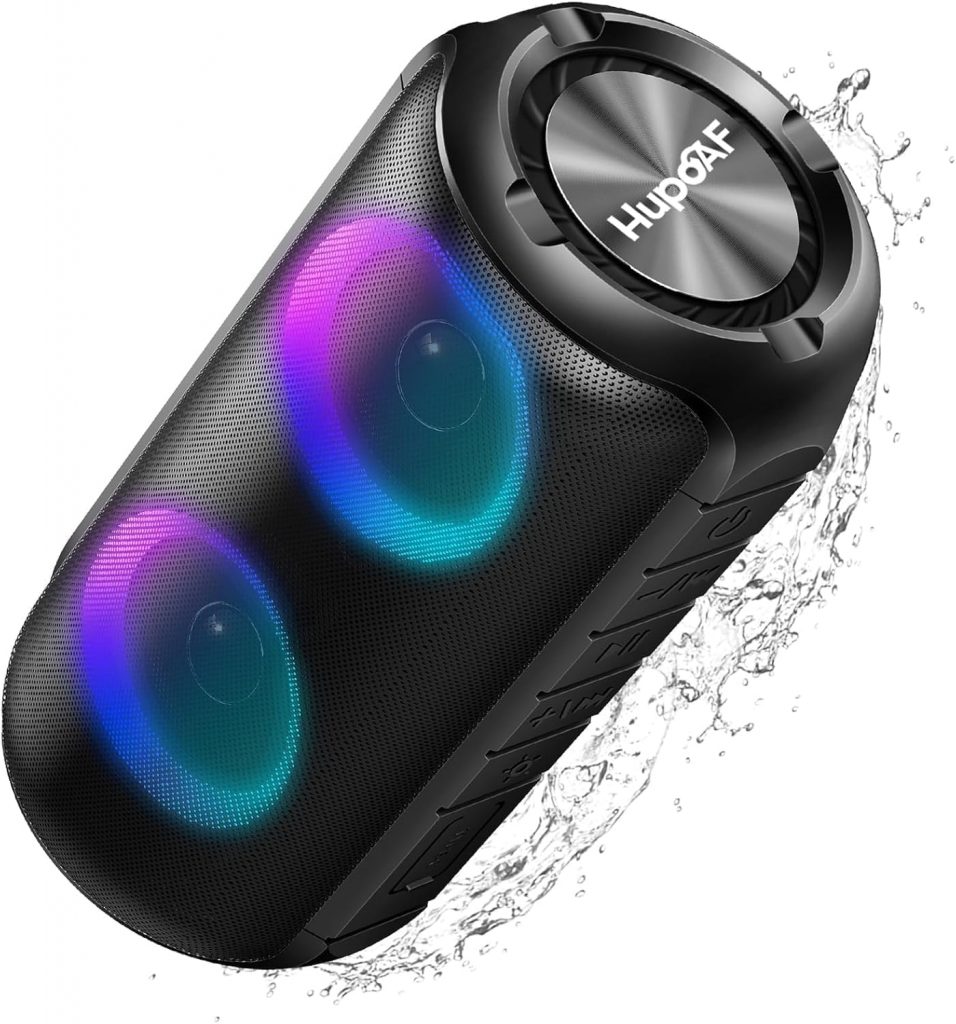 Hupoaf Bluetooth Lautsprecher mit Licht, 2026 Blue Tooth 5.3 Musikbox Tragbarer Bluetooth Box mit 52mm Durchmesser Dual Lautsprecher, Tiefer Bass, IPX7 Wasserdicht Outdoor Speaker für Reisen/Party21,99€ statt 129,99€➡️ https://www.amazon.de/dp/B0FJFBNKZC/?tag=preisfehlerheute-21