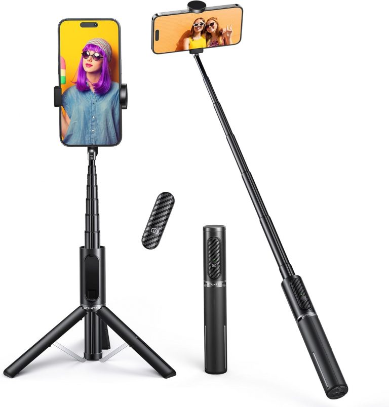 ATUMTEK Selfie Stick Stativ, 3-in-1 Ausziehbares Aluminium Handy Stativ mit kabelloser Bluetooth-Fernbedienung, Kompatibel mit iPhone 17/16/15/14/13/12 mini/11 Pro und Samsung Smartphones, Schwarz25,49€ statt 37,99€➡️ https://www.amazon.de/dp/B07TV5BCVW/?tag=preisfehlerheute-21
