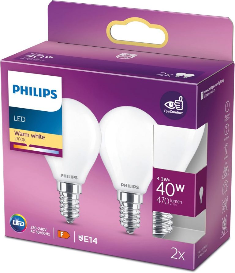 🤴 Philips LED Classic E14 Lampen 2er Pack (40 W), matte LED Lampen mit warmweißem Licht, energiesparende LED Beleuchtung mit langer Nutzlebensdauer, weiß, Weiss/Opulenter Garten5,41€ statt 7,99€ - 33,00 % 🔥🚚 Verkauft durch Amazon und Versand durch Amazon1,497 Bewertungen: 4.6 / 5.0 ⭐️⭐️⭐️⭐️⭐️🛒 zu Amazon https://www.amazon.de/dp/B08HT23FD8/?amp%3Btag=preisfehlerheute-21&tag=preisfehlerheute-21