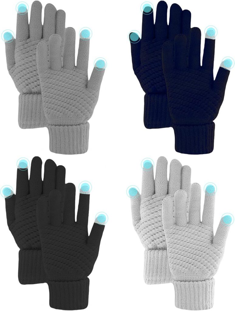 Solivive 4 Pairs Frauen Winter Strickhandschuhe, Damen Winter Warm Touchscreen Handschuhe, Geeignet Für Indoor-Freizeitarbeit Oder Outdoor-Fahren Pendeln Einkaufen2.99€ ➡️ https://www.amazon.de/dp/B0FLPPWBYK/?tag=preisfehlerheute-21