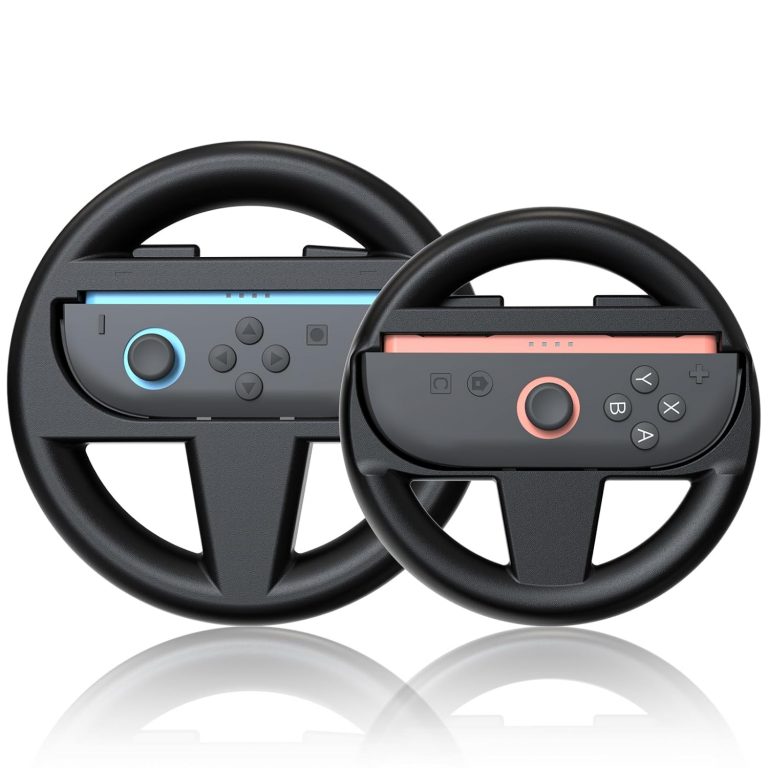 Aceshop 2-Pack Lenkräder für Nintendo Switch 2, Lenkrad kompatibel mit Nintendo Switch 2 Switch2 Racing Wheels für Mario Kart 8 Deluxe und Andere Rennspiele (Eins groß und eins klein) - Schwarz3.99€ ➡️ https://www.amazon.de/dp/B0DYJ2RVXG/?tag=preisfehlerheute-21