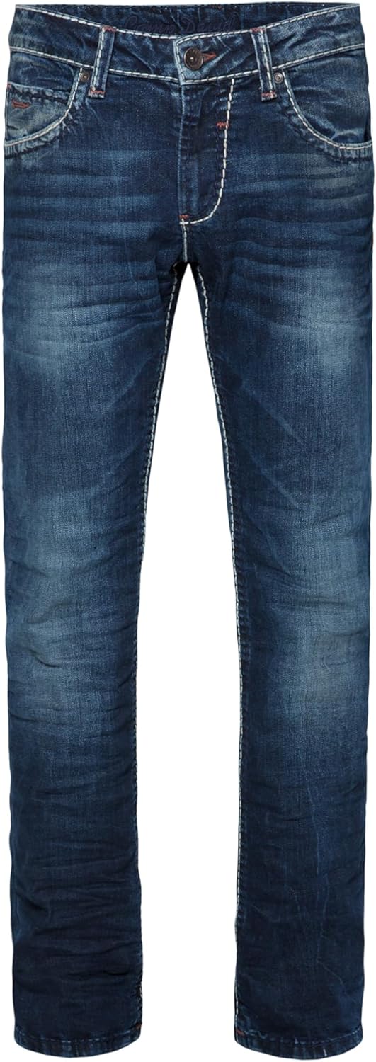 Camp David NI:CO Herren Jeans Regular Fit Stretch | gerades Bein, mittlere Leibhöhe, Five-Pocket & Zip-Fly, helle Kontrastnähte mit 3D-Knitter, markanter Dark-Used-Look und komfortabler Sitz 34 3249,98€ statt 99,95€➡️ https://www.amazon.de/dp/B01K2IY4PQ/?tag=preisfehlerheute-21