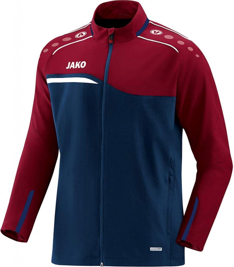 🤴 JAKO Competition 2.0 Präsentationsjacke blaurot, S Herren