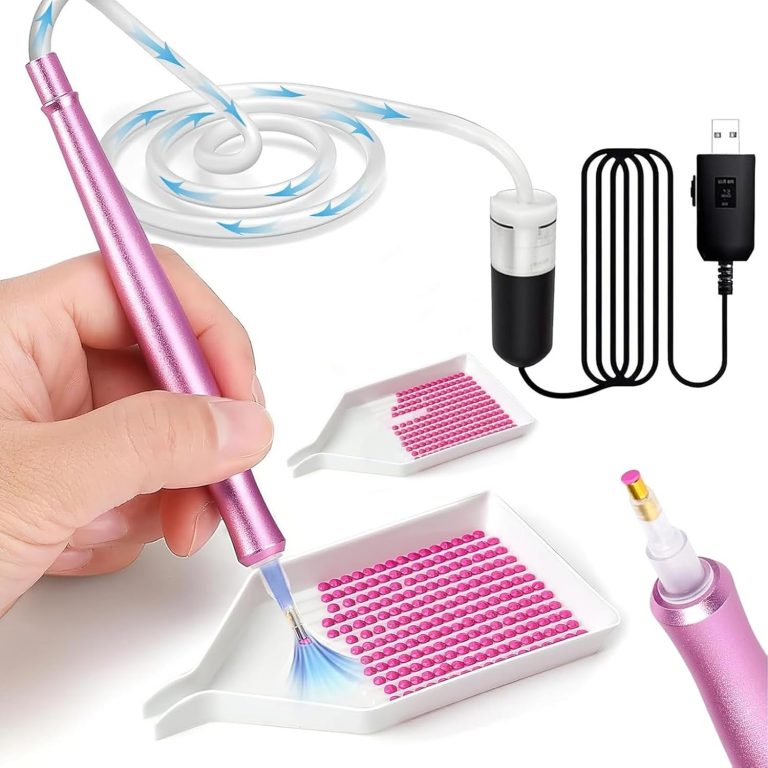 ZOBMIO Elektrischer Diamond Paint Stift, Diamond-Painting Zubehör Set, Vakuum Diamond Paint Stift mit Ablagefach, Schneller DIY Diamond Painting Aufnahme-Stift (pink)6.99€ ➡️ https://www.amazon.de/dp/B0F9PC2FXJ/?tag=preisfehlerheute-21