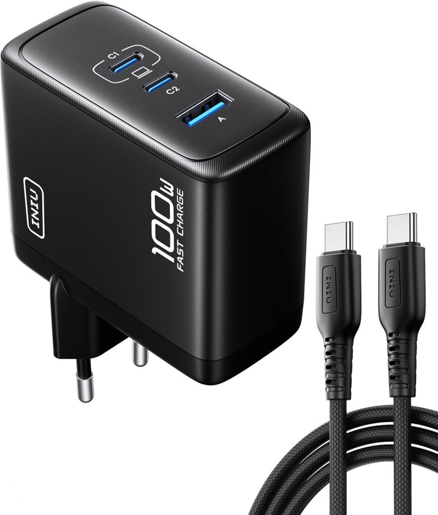 🤴 INIU 100W USB C Ladegerät, Laptop Schnellladegerät mit USB C Kabel, GaN 3-Port Mehrfach Netzteil für MacBook Air Pro, iPad, iPhone 17 16 15 Pro Max, Samsung Galaxy S25 S24 Ultra, Pixel, Switch 2 etc28,45€ statt 39,99€ – 29,0 🔥🚚 Verkauft durch Amazon und Versand durch Amazon1,855 Bewertungen: 4.7 / 5.0 ⭐️⭐️⭐️⭐️⭐️🛒 zu Amazon https://www.amazon.de/dp/B0CB1F69ZK/?th=1&tag=preisfehlerheute-21#038;psc=1&tag=preisfehlerheute-21