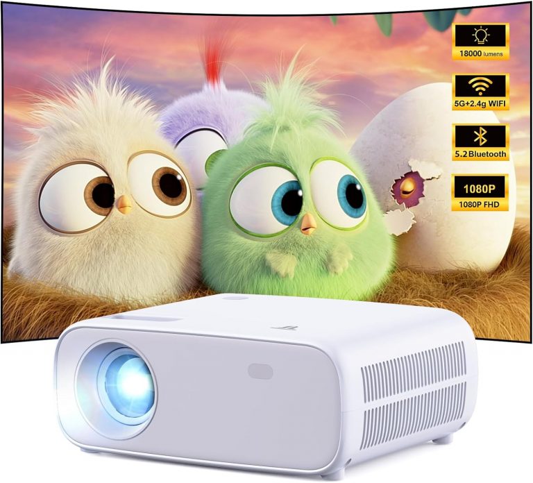 Full HD Beamer, 18000 Lumens hohe Helligkeit, WiFi/Bluetooth Heimkino Beamer, verlustfreie audiovisuelle Übertragung ohne Latenz, tragbarer Outdoor Projektor29,99€ ➡️ https://www.amazon.de/dp/B0G7VB6VRP/?tag=preisfehlerheute-21
