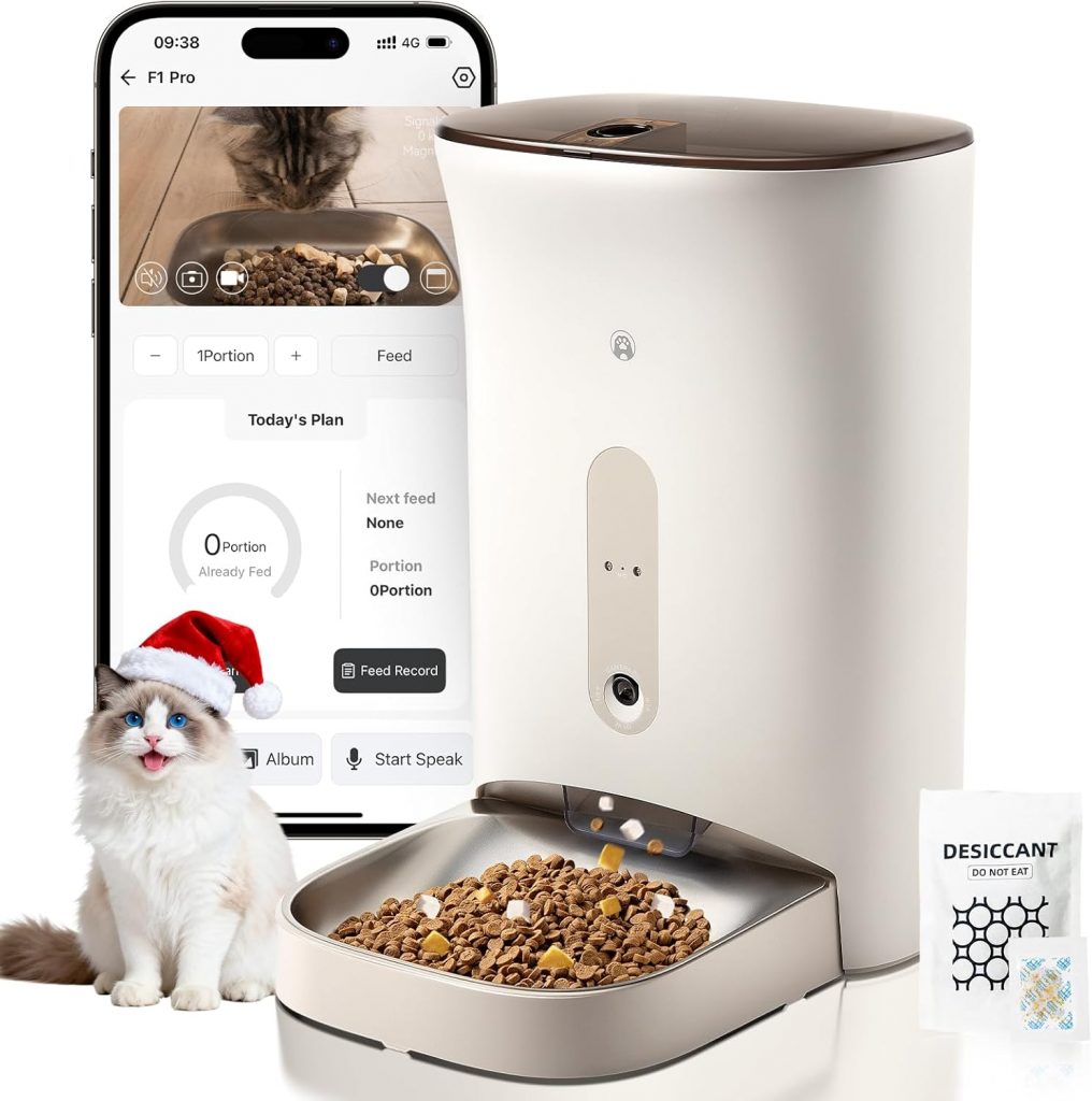 👑 F1 Pro Futterautomat Katze 4,5L mit 2K HD Kamera (Manuell Abschaltbar) & 160° Nachtsicht, WiFi 2.4G/5G, Antiblockiersystem, Dreifach-Frischhaltung, Notstromversorgung, App-Steuerung, Edelstahlnapf98,99€ statt 169,99€ – 42,0 🔥🚚 Verkauft von NAGATUTSI TRADING LIMITED und Versand durch Amazon8 Bewertungen: 5.0 / 5.0 ⭐️⭐️⭐️⭐️⭐️🛒 zu Amazon https://www.amazon.de/dp/B0FR4DMBNZ/?tag=preisfehlerheute-21