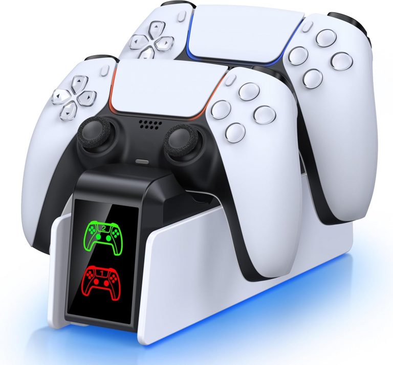PS5 Controller Ladestation, 3 Stunden Dual-Ladeständer zum Aufladen des für PS5 Elite Controllers, Ladegerät für PlayStation 5 Griffen, mit USB Anschluss/Speicher für PS5 Ladestation Zubehör16,62€ statt 24,99€➡️ https://www.amazon.de/dp/B0DHTLHQSP/?tag=preisfehlerheute-21