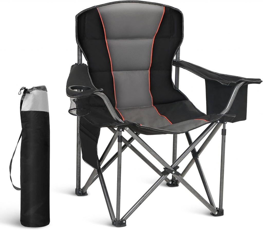 🤴 LET'S CAMP Campingstuhl Klappstuhl Faltbar Übergroßer Angelstuhl mit Getränkehaltern Kühltasche Faltstuhl Outdoorstuhl bis 200kg46,99€ statt 64,98€ - 28,00 % 🔥🚚 Verkauft von LET'S CAMP und Versand durch Amazon264 Bewertungen: 4.6 / 5.0 ⭐️⭐️⭐️⭐️⭐️🛒 zu Amazon https://www.amazon.de/dp/B0CC924B8Z/?amp%3Btag=preisfehlerheute-21&%3Bamp%3Bth=1&%3Bamp%3Bpsc=1&tag=preisfehlerheute-21