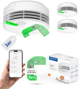 Hekatron Genius Plus X – Rauchmelder vernetzt 10 Jahre Batterie – mit Funkmodul Basis X – Testsieger Stiftung Warentest – made in Germany – Funkrauchmelder Set – mehrsprachig – 3 Stück148,35€ statt 269,94€➡️ https://www.amazon.de/dp/B08T3S3H2Q/?tag=preisfehlerheute-21