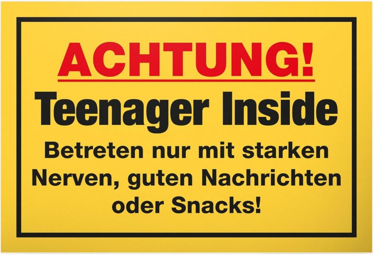 DankeDir! Teenager - Kunststoff Schild 30 x 20 cm - Geschenkidee Teenie Spruch Zimmer Türschild Jungen & Mädchen Jugendzimmer - Dekoration Deko Geschenk Idee Jugendliche Tür Deko Geburtstag4,99€ statt 9,89€➡️ https://www.amazon.de/dp/B0D8BYWW2L/?tag=preisfehlerheute-21