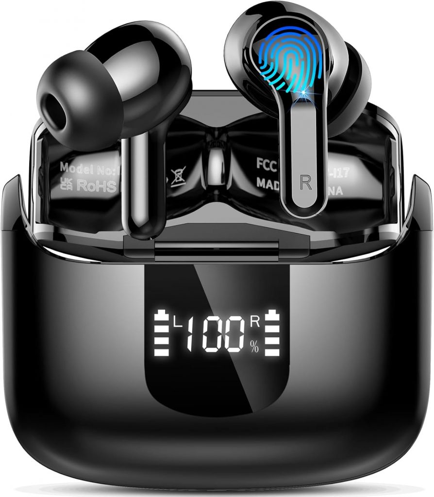 👑 Bluetooth Kopfhörer, 50Std 3D-Stereo Kopfhörer Kabellos Bluetooth 5.4, Tiefer Bass Wireless Earbuds, 4 ENC Noise Cancelling Mic, 3g Mini USB-C in Ear Ohrhörer, IP-X7 Wasserdicht Headphones Sport Gym24,99€ statt 99,99€ - 76,00 % 🔥🚚 Verkauft von ShuoY und Versand durch Amazon15,838 Bewertungen: 4.5 / 5.0 ⭐️⭐️⭐️⭐️⭐️🛒 zu Amazon https://www.amazon.de/dp/B0G2BZ7WZ4/?amp%3Btag=preisfehlerheute-21&%3Bamp%3Bth=1&%3Bamp%3Bpsc=1&tag=preisfehlerheute-21