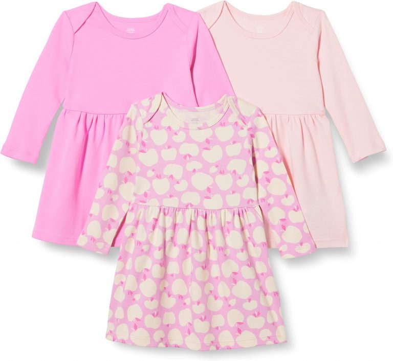 Amazon Essentials Kleinkind Mädchen Baumwolle Langarm Kleid 3er Pack Rosa/Apfel 3T10.52€ ➡️ https://www.amazon.de/dp/B0DNFR2D2Q/?tag=preisfehlerheute-21