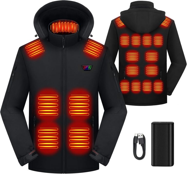 Beheizte Jacke für Herren 7.4V Akku, Wasserdicht Winddicht Skijacke 3 Heizstufen 21 Heizzone Winter Beheizbare Jacke zum Skifahren Camping Angeln (DE/NL/SE/PL, Alphanumerisch, XL, Regular, Regular)19.99€ statt 85.99€➡️ https://www.amazon.de/dp/B0FKB6BS86/?tag=preisfehlerheute-21