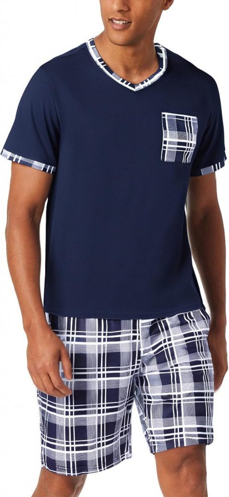 👑 Aseniza Herren Schlafanzug Kurz Baumwolle Sommer Pyjama V-Auschnitt Zweiteilige Pyjamas Nightwear Set mit Kurzarm T-Shirt und Karierter Schlafanzughose14,99€ statt 26,99€ - 45,00 % 🔥🚚 Verkauft von ZEZHONGGE-EU und Versand durch Amazon267 Bewertungen: 4.5 / 5.0 ⭐️⭐️⭐️⭐️⭐️🛒 zu Amazon https://www.amazon.de/dp/B0CZ49V139/?amp%3Btag=preisfehlerheute-21&%3Bamp%3Bth=1&%3Bamp%3Bpsc=1&tag=preisfehlerheute-21