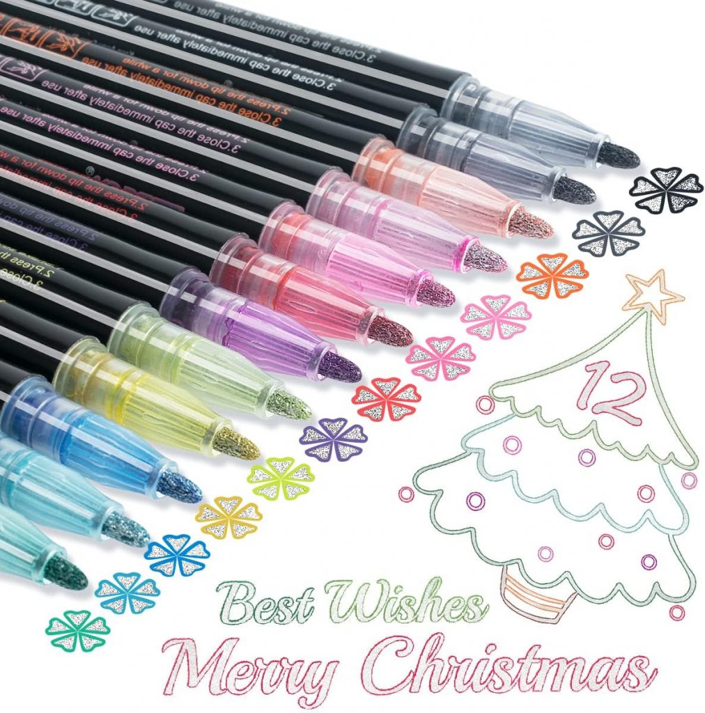 ANYUKE Glitzerstifte Outline Stifte, Kleinigkeiten für Adventskalender, Metallic Zauberstift Füllidee, Basteln, Weihnachtsgeschenke5,99€ statt 12,99€➡️ https://www.amazon.de/dp/B0817F8Z22/?tag=preisfehlerheute-21