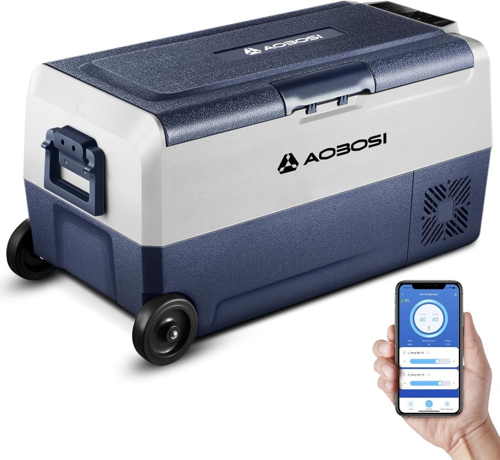 AAOBOSI Kompressor Kühlbox 36 L, Kühlbox Auto Mit APP-Steuerung, 12/24 V und 100-240 V Camping Kühlschrank, bis -20 °C für Auto, LKW, Boot, Reisemobil, Camping, Dual Zone und Zwei Temperaturen229,99€ statt 389,99€➡️ https://www.amazon.de/dp/B0FM28NHL9/?tag=preisfehlerheute-21