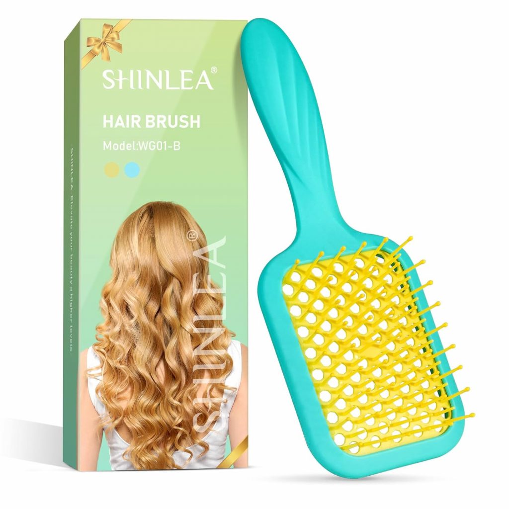 SHINLEA haarbürste ohne ziepen für nasses und trockenes Haar, schnell trocknende,belüftete Detangle Haarbürste für Frauen, Männer, Kinder,reduziert Haarbruch, beseitigt Knoten (Blau)7,00€ statt 10,99€➡️ https://www.amazon.de/dp/B0CSYYFNB8/?tag=preisfehlerheute-21