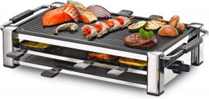 🤴 ROMMELSBACHER RCC 1500 Raclette-Grill (extra langes Kabel (2m), Tischgrill für 8 Personen, gerippte Alu-Druckguss-Grillplatte, Xylan Plus Antihaftbeschichtung, Parkdeck, 1500 W) chrom134,09€ statt 189,99€ - 30,00 % 🔥🚚 Verkauft durch Amazon und Versand durch Amazon2,730 Bewertungen: 4.6 / 5.0 ⭐️⭐️⭐️⭐️⭐️🛒 zu Amazon https://www.amazon.de/dp/B001FRZLGA/?th=1&%3Bpsc=1&%3Btag=preisfehlerheute-21&tag=preisfehlerheute-21