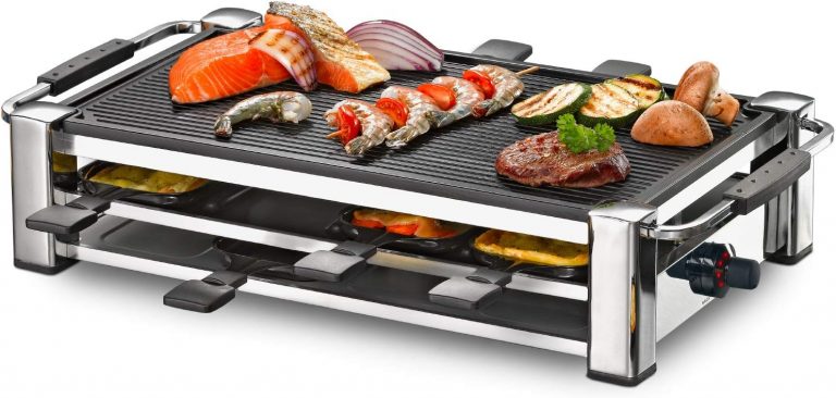 🤴 ROMMELSBACHER RCC 1500 Raclette-Grill (extra langes Kabel (2m), Tischgrill für 8 Personen, gerippte Alu-Druckguss-Grillplatte, Xylan Plus Antihaftbeschichtung, Parkdeck, 1500 W) chrom134,09€ statt 189,99€ - 30,00 % 🔥🚚 Verkauft durch Amazon und Versand durch Amazon2,730 Bewertungen: 4.6 / 5.0 ⭐️⭐️⭐️⭐️⭐️🛒 zu Amazon https://www.amazon.de/dp/B001FRZLGA/?amp%3Btag=preisfehlerheute-21&amp%3Bth=1&amp%3Bpsc=1&tag=preisfehlerheute-21
