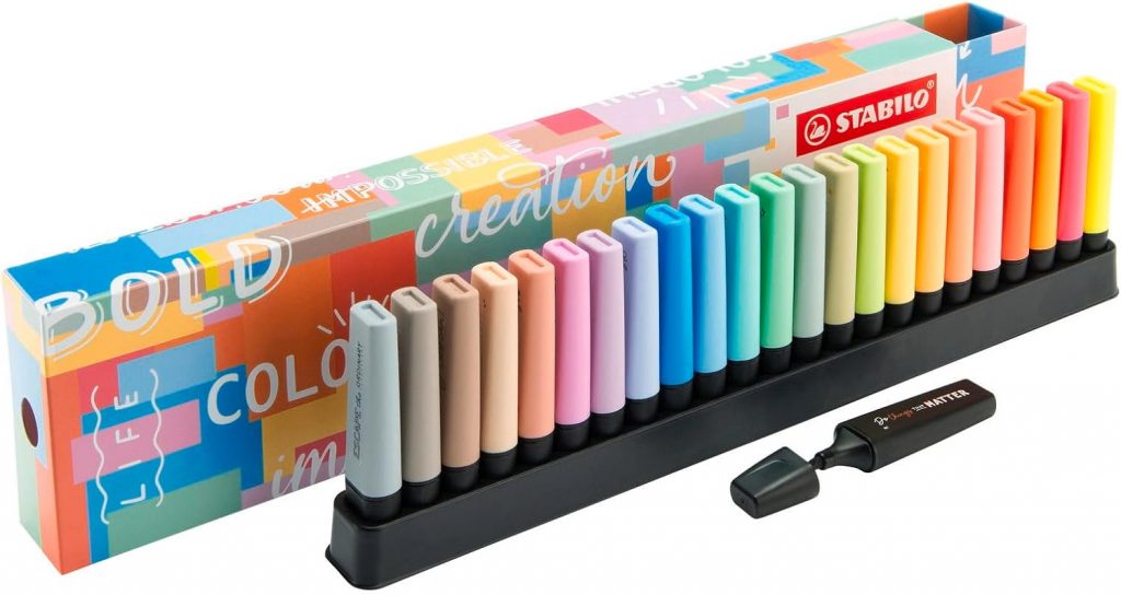 👑 STABILO – Exklusives 24er Textmarker Geschenkset – BOSS ORIGINAL mit aufgedruckten, motivierenden Sprüchen22,95€ statt 37,95€ – 4 🔥🚚 Verkauft und Versand durch STABILO3,219 Bewertungen: 4.8 / 5.0 ⭐️⭐️⭐️⭐️⭐️🛒 zu Amazon https://www.amazon.de/dp/B0DKTSJ465/?th=1&tag=preisfehlerheute-21#038;psc=1&tag=preisfehlerheute-21