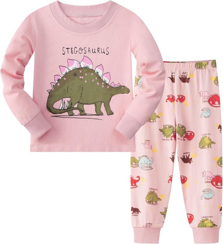 Dinopjs Mädchen Schlafanzug Langarm Casual Pyjama Set Cartoon Dinosaurier Lange Hose Allover mit Dino Muster Mädche Baumwolle Hauskleidung für 2-7Y (Rosa)9,99€ statt 13,99€➡️ https://www.amazon.de/dp/B0FCFTJ48Y/?tag=preisfehlerheute-21