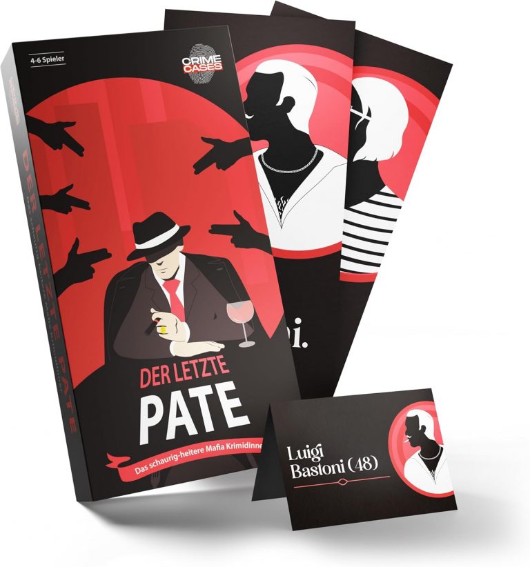 CRIMECASES Krimidinner Weihnachten für 4-6 Spieler: Der letzte Pate | Das schaurig-heitere Mafia Krimi Dinner für 4 bis 6 Personen | Mörderische Dinnerparty ab 14 Jahren19,90€ statt 24,90€➡️ https://www.amazon.de/dp/B0C1KZPBQF/?tag=preisfehlerheute-21