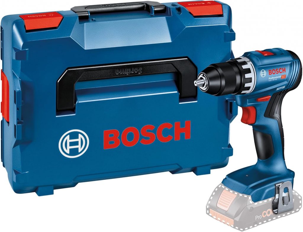 🤴 Bosch Professional 18V System Akku Bohrschrauber GSR 18V-45 (Drehzahl 1.900 min⁻¹, inkl. L-BOXX, ohne Akku/ Ladegerät)