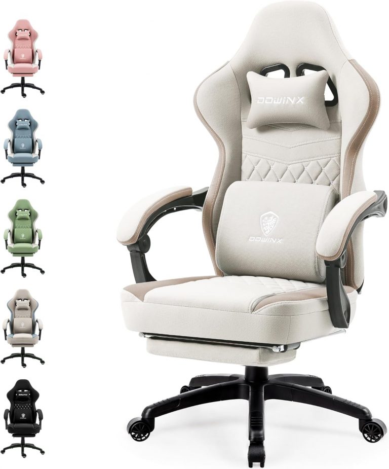 Dowinx Gaming Stuhl Stoff, Massage Gaming Sessel mit Fußstütze, Ergonomischer PC Stuhl Gamer Stuhl Bürostuhl 150 kg belastbarkeit, Beige135,99€ statt 159,99€➡️ https://www.amazon.de/dp/B0CT5S2BY7/?tag=preisfehlerheute-21
