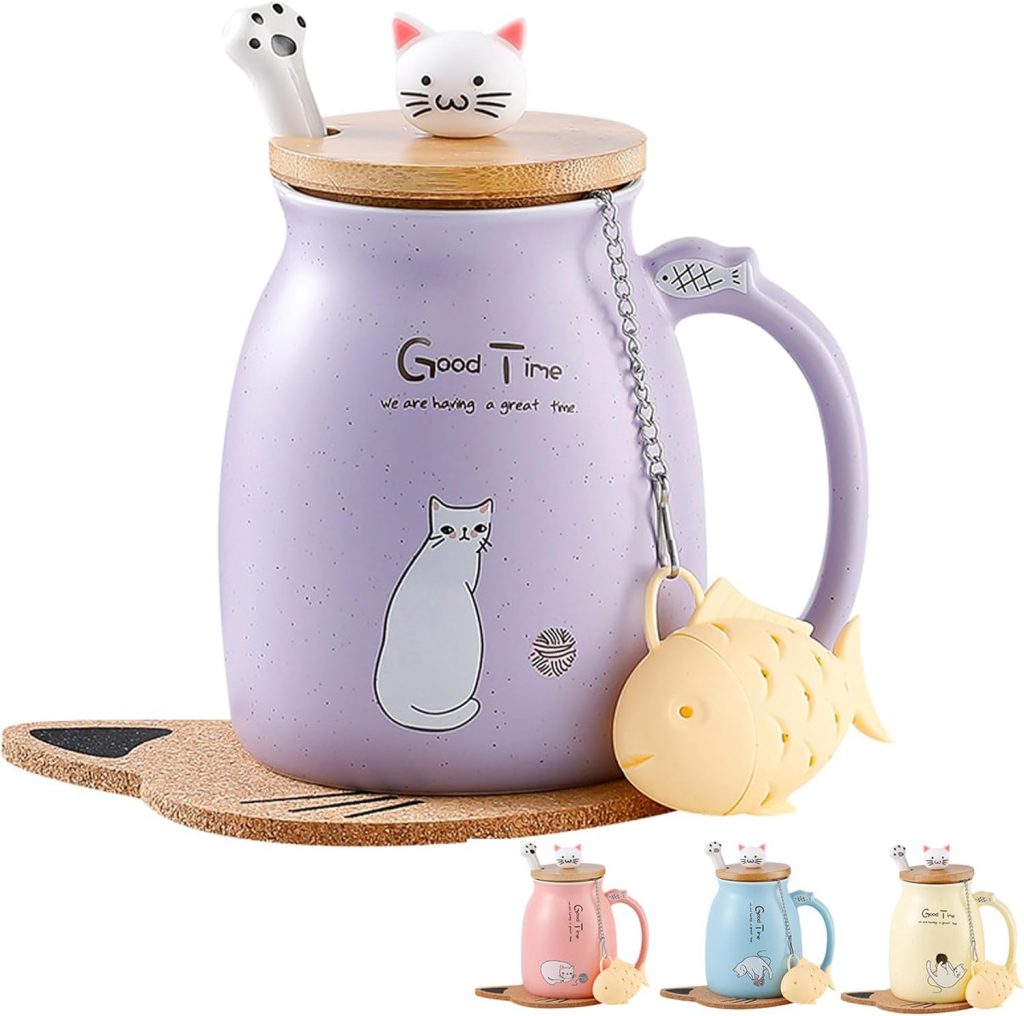 👑 Katzen-Tasse Süße Keramik Kaffeetasse mit deckel,Edelstahl Löffel, Neuheit Morgen Cup Tee Milch Weihnachten Becher Geschenk Teetasse mit Deckel und Sieb Geschenke für Frauen 380ML13,59€ statt 20,99€ - 36,00 % 🔥🚚 Verkauft von MengCat und Versand durch Amazon6,388 Bewertungen: 4.6 / 5.0 ⭐️⭐️⭐️⭐️⭐️🛒 zu Amazon https://www.amazon.de/dp/B08317P41Q/?amp%3Btag=preisfehlerheute-21&%3Bamp%3Bth=1&%3Bamp%3Bpsc=1&tag=preisfehlerheute-21