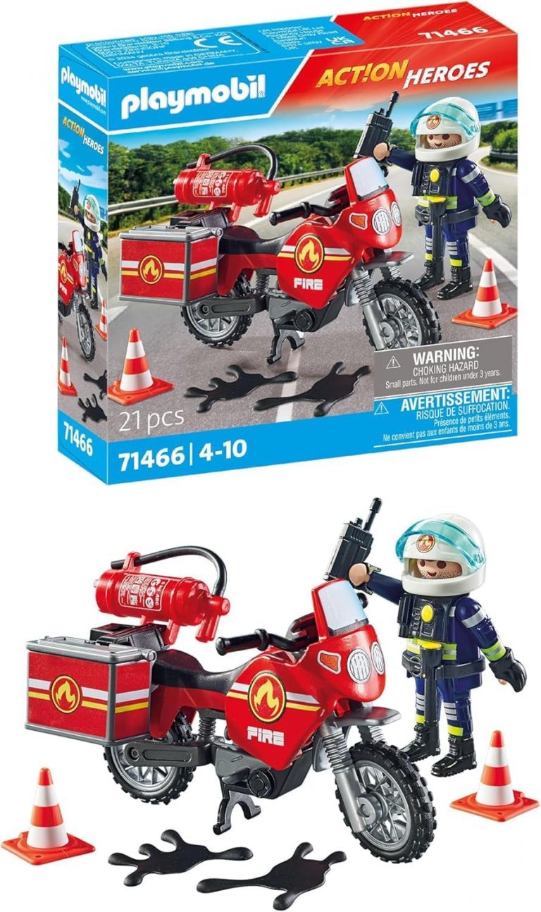 🤴 PLAYMOBIL Action Heroes 71466 Feuerwehrmotorrad am Unfallort, rasante Fahrt zum Einsatz, mit vielfältigem Zubehör wie Funkgerät und Feuerlöscher, realitätsnahes Spielzeug für Kinder ab 4 Jahren8,99€ statt 12,99€ - 31,00 % 🔥🚚 Verkauft durch Amazon und Versand durch Amazon2,110 Bewertungen: 4.7 / 5.0 ⭐️⭐️⭐️⭐️⭐️🛒 zu Amazon https://www.amazon.de/dp/B0CK1V24GW/?amp%3Btag=preisfehlerheute-21&amp%3Bth=1&amp%3Bpsc=1&tag=preisfehlerheute-21