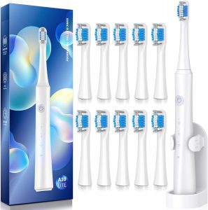 👑 Erwachsenenelektrische Zahnbürste mit Halter und 10 Bürstenköpfen, wiederaufladbare elektrische Zahnbürste. Schnelles 2-Stunden-Laden hält 35 Tage. 40.000 VPM und 3 Modi (Weiß, smart)8,99€ statt 16,66€ - 47,00 % 🔥🚚 Verkauft von Demita Dr store und Versand durch Amazon760 Bewertungen: 4.4 / 5.0 ⭐️⭐️⭐️⭐️🛒 zu Amazon https://www.amazon.de/dp/B0DM5SJJZF/?th=1&amp%3Bpsc=1&amp%3Btag=preisfehlerheute-21&tag=preisfehlerheute-21