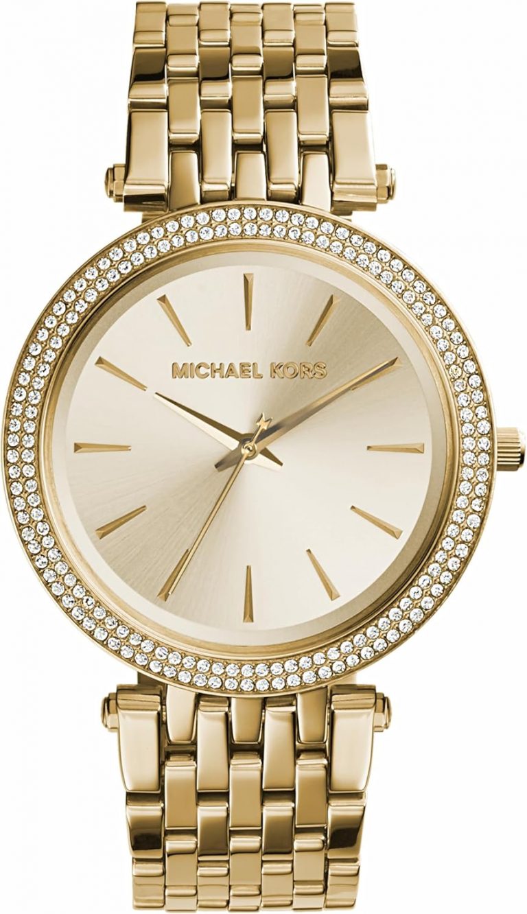 Michael Kors Damen Quartz Armbanduhr, 39.00mm GehäusegröÃŸe mit champagnerfarben analog Zifferblatt und Gold Metallarmband Armband MK3191167,54€ statt 279,00€➡️ https://www.amazon.de/dp/B00944CZB0/?tag=preisfehlerheute-21