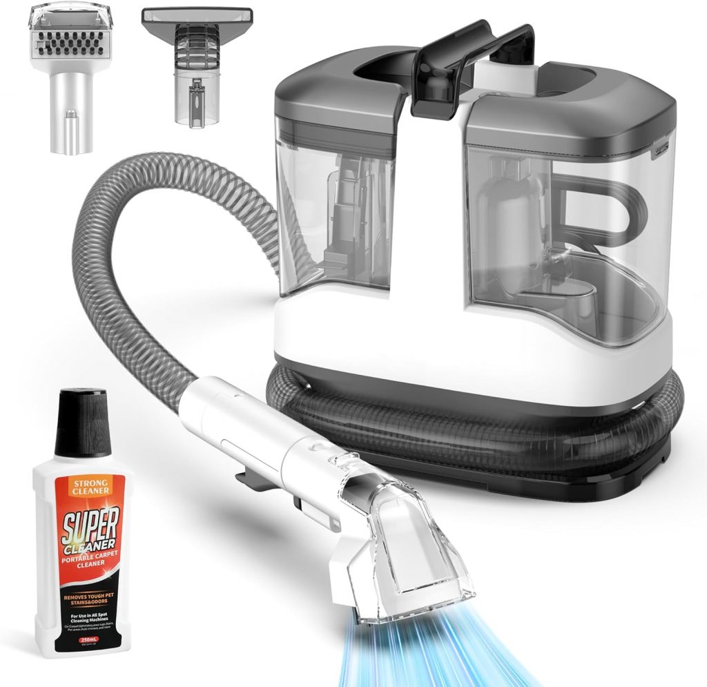 Sealong Polsterreiniger Gerät und Nassauger,12Kpa Kompakter Teppichreiniger und Textilreiniger – Waschsauger für Teppich, Polster Autositze & Sofa59.49€ ➡️ https://www.amazon.de/dp/B0FQP7WJ57/?tag=preisfehlerheute-21