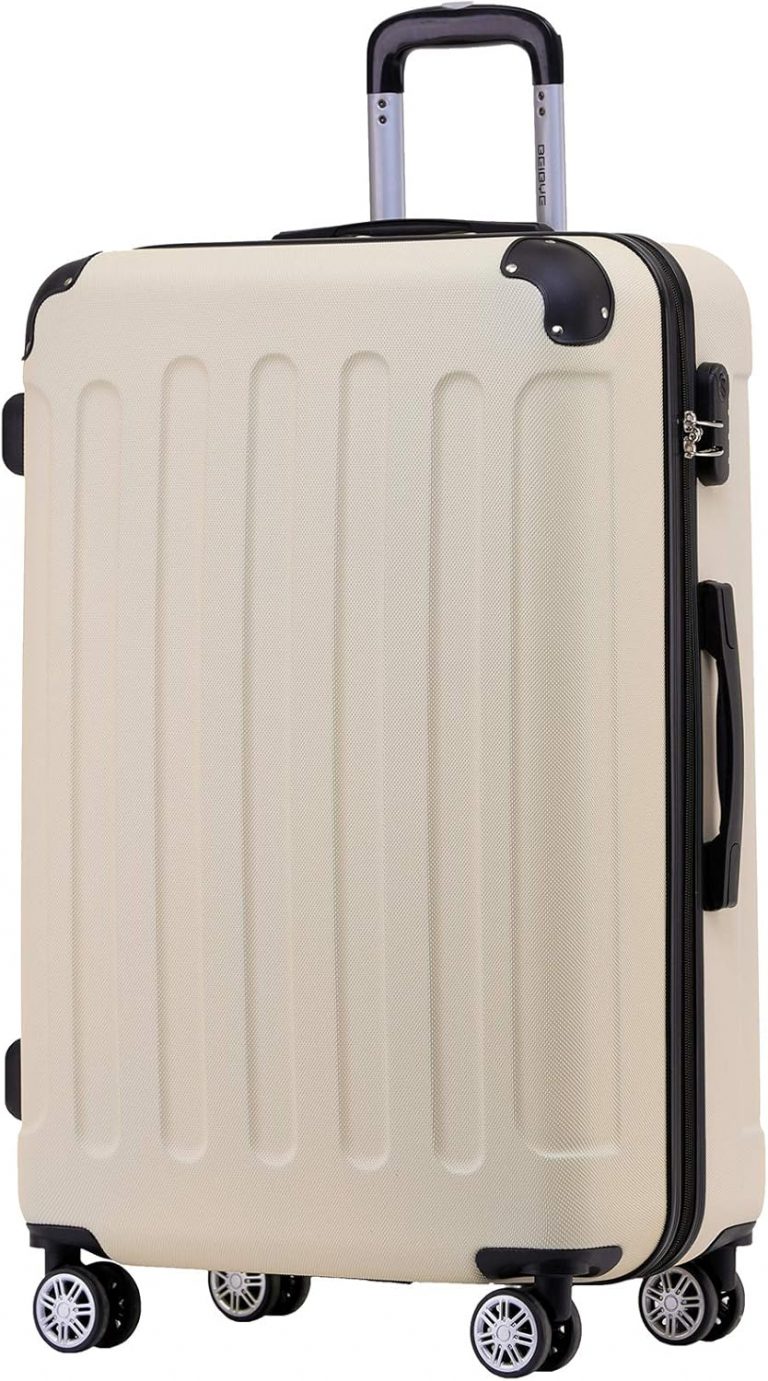 BEIBYE Hartschalen-Koffer Trolley Rollkoffer Reisekoffer Handgepäck 4 Rollen (M-L-XL-Set) (Creme White, L)37,90€ statt 49,90€➡️ https://www.amazon.de/dp/B08L4WCDSW/?tag=preisfehlerheute-21