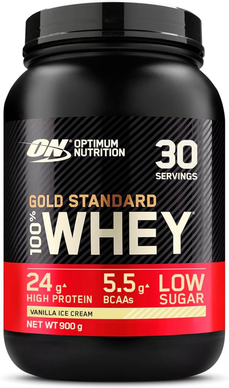 Optimum Nutrition Gold Standard 100% Whey, Proteinpulver, Geschmack Vanilla Ice Cream, 900g, 30 Portionen34,99€ statt 43,99€➡️ https://www.amazon.de/dp/B000GISTZ4/?tag=preisfehlerheute-21