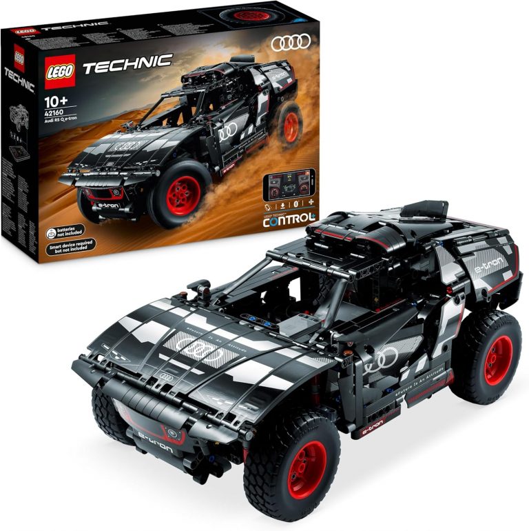 🤴 LEGO 42160 Technic Audi RS Q e-tron, ferngesteuertes Rallye-Auto-Spielzeug, Dakar-Rallye-Geländewagen, App-gesteuerter RC mit Control+, Geschenk für Jungen, Mädchen und Fans ab 10 Jahren zum Bauen132,01€ statt 169,99€ - 23,00 % 🔥🚚 Verkauft durch Amazon und Versand durch Amazon930 Bewertungen: 4.7 / 5.0 ⭐️⭐️⭐️⭐️⭐️🛒 zu Amazon https://www.amazon.de/dp/B0BV7DM8FT/?amp%3Btag=preisfehlerheute-21&tag=preisfehlerheute-21