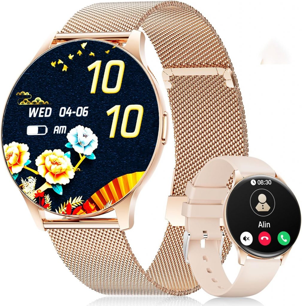 👑 LIGE Smartwatch Damen(2 Armbändern),1.43" HD AMOLED Display Smartwatch mit Telefonfunktion,Fitnessuhr,Sportuhr mit 120+ Sportmodi,Schlaftracking,Menstruationszyklus,Uhr für iOS/Android,Roségold56,99€ statt 119,99€ – 53,0 🔥🚚 Verkauft von MOON WATCHES und Versand durch Amazon109 Bewertungen: 4.4 / 5.0 ⭐️⭐️⭐️⭐️🛒 zu Amazon https://www.amazon.de/dp/B0FHDFYW25/?th=1&tag=preisfehlerheute-21#038;psc=1&tag=preisfehlerheute-21