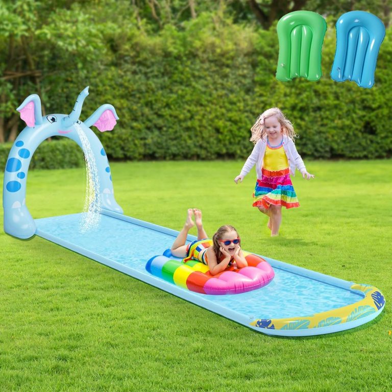 NMM Elefanten Wasserrutsche mit 2 Bodyboard, Sommerspielzeug mit eingebautem, Rasen-Wasserrutsche für Sommer-Wasserspaß im Garten für Kinder und Erwachsene(197in x 50in)9.99€ ➡️ https://www.amazon.de/dp/B0D4DFVY1Q/?tag=preisfehlerheute-21