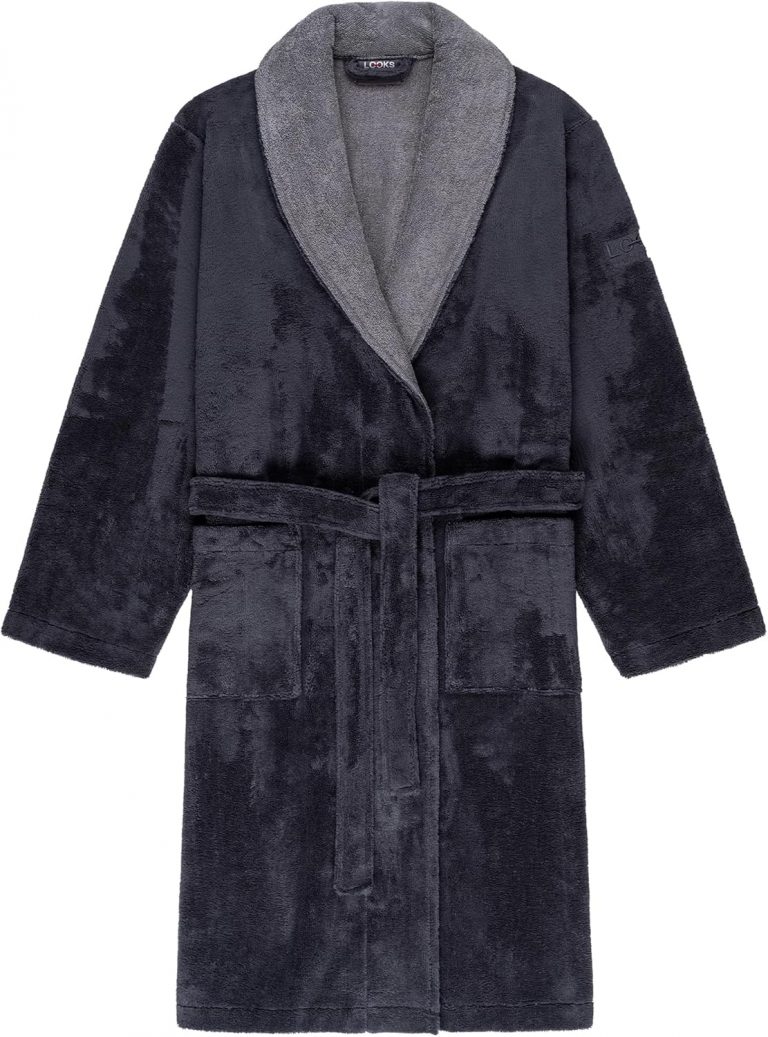 LOOKS BY WOLFGANG JOOP Bademantel XL, Bademantel Unisex Frottee, Morgenmantel grau mit Schalkragen, hochwertige Baumwollmischung39,99€ statt 79,99€➡️ https://www.amazon.de/dp/B08W55R5VV/?tag=preisfehlerheute-21