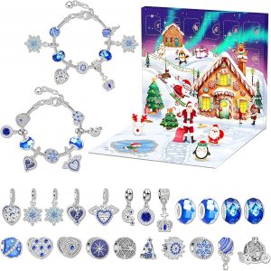 Adventskalender Mädchen Schmuck 2025,Weihnachtskalender für Kinder Teenager Frauen,24 Überraschungen DIY Charm Armband Set Weihnachten Basteln Mädchen Geschenke,Armband DIY4.99€ ➡️ https://www.amazon.de/dp/B0FM892H42/?tag=preisfehlerheute-21