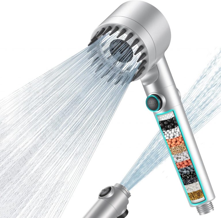 MEKO Duschkopf mit Filter in 15 Schichten, Hochdruck Handbrause mit 1,5 M Schlauch, 3+1 Strahlarten, Shower Head für Entfernen vom harten Wasser, Rest-Chlor, Bakterien und Schwermetall, Silber26,34€ statt 35,99€➡️ https://www.amazon.de/dp/B0F2MYG27T/?tag=preisfehlerheute-21